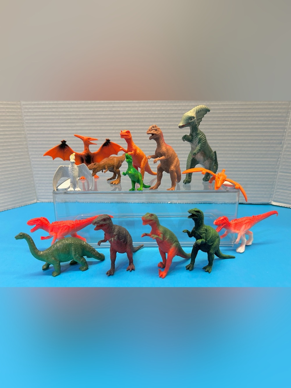 Assorted Small Plastic Dinosaur Toy Set - Cake Toppers